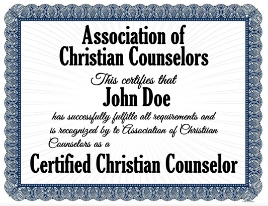 Christian Counseling Certification Home Study Program