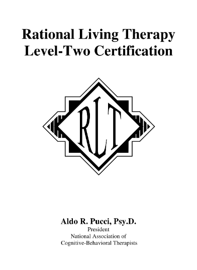 Rational Living Therapy Level-Two Certification Home Study Program